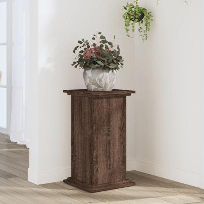 Suport de plante, stejar maro, 33x33x60 cm, lemn prelucrat GartenMobel Dekor