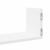 Rafturi de perete, 3 buc., alb, 58x18x18 cm, lemn prelucrat GartenMobel Dekor