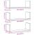 Rafturi perete 3 buc. stejar sonoma 58x18x18 cm lemn prelucrat GartenMobel Dekor
