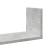 Rafturi perete, 3 buc., gri beton, 58x18x18 cm, lemn prelucrat GartenMobel Dekor