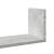 Rafturi perete, 3 buc., gri beton, 58x18x18 cm, lemn prelucrat GartenMobel Dekor