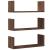 Rafturi de perete 3 buc. stejar maro 58x18x18 cm lemn prelucrat GartenMobel Dekor