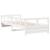 Pat de zi, alb, 80x200 cm, lemn masiv de pin GartenMobel Dekor
