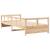 Pat de zi, natural, 90x200 cm, lemn masiv de pin GartenMobel Dekor
