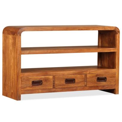 Comodă TV, 90x30x55 cm, lemn masiv de acacia GartenMobel Dekor