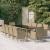 Set mobilier de grădină, 11 piese, bej, poliratan GartenMobel Dekor