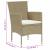 Set mobilier de grădină, 11 piese, bej, poliratan GartenMobel Dekor