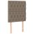 Cadru de pat cu tăblie, gri taupe, 80x200 cm, textil GartenMobel Dekor