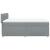 Pat box spring cu saltea, gri deschis, 140x190 cm, textil GartenMobel Dekor