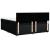 Pat box spring cu saltea, negru, 180x200 cm, catifea GartenMobel Dekor