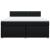 Pat box spring cu saltea, negru, 180x200 cm, catifea GartenMobel Dekor
