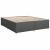 Pat box spring cu saltea, gri închis, 180x200 cm, textil GartenMobel Dekor