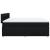 Pat box spring cu saltea, negru, 180x200 cm, catifea GartenMobel Dekor