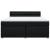 Pat box spring cu saltea, negru, 180x200 cm, catifea GartenMobel Dekor