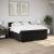 Pat box spring cu saltea, negru, 180x200 cm, catifea GartenMobel Dekor