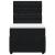 Pat box spring cu saltea, negru, 90x200 cm, catifea GartenMobel Dekor