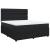 Pat box spring cu saltea, negru, 180x200 cm, catifea GartenMobel Dekor
