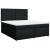 Pat box spring cu saltea, negru, 180x200 cm, catifea GartenMobel Dekor