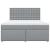 Pat continental, gri deschis, 180x200 cm, material textil GartenMobel Dekor