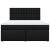 Pat box spring cu saltea, negru, 180x200 cm, catifea GartenMobel Dekor