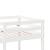 Cadru pat etajat, birou/scaune, alb, 90x200 cm, lemn masiv pin GartenMobel Dekor