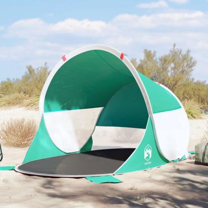 Cort de plajă pop-up, verde marin, impermeabil GartenMobel Dekor
