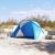 Cort de plajă 2 persoane pop-up albastru azur, rezistent la apă GartenMobel Dekor