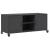 Dulap TV, negru, 100,5x39x43,5 cm, oțel laminat la rece GartenMobel Dekor