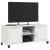 Dulap TV, alb, 100,5x39x43,5 cm, oțel laminat la rece GartenMobel Dekor