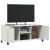 Dulap TV, alb, 100,5x39x43,5 cm, oțel laminat la rece GartenMobel Dekor