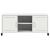 Dulap TV, alb, 100,5x39x43,5 cm, oțel laminat la rece GartenMobel Dekor