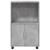 Dulap cu roți, gri beton, 55x40x91 cm, lemn prelucrat GartenMobel Dekor