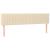 Pat box spring cu saltea, crem, 160x200 cm, material textil GartenMobel Dekor