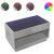 Măsuță de cafea cu LED infinity, gri beton, 90x50x50 cm GartenMobel Dekor