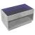 Măsuță de cafea cu LED infinity, gri beton, 90x50x50 cm GartenMobel Dekor