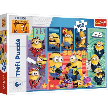 PUZZLE TREFL 160 DESPICABLE ME 4 LUMEA MINIONILOR SuperHeroes ToysZone