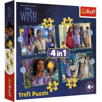 PUZZLE TREFL 4IN1 WISH VISELE DEVIN REALITATE SuperHeroes ToysZone