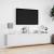 Dulap TV de perete cu lumini LED, alb, 180x31x39,5 cm GartenMobel Dekor