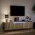 Dulap TV de perete cu lumini LED, stejar sonoma, 180x31x39,5 cm GartenMobel Dekor