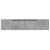 Comodă TV de perete cu lumini LED, gri beton, 180x31x39,5 cm GartenMobel Dekor