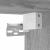 Comodă TV de perete cu lumini LED, gri sonoma, 180x31x39,5 cm GartenMobel Dekor