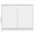 Dulap cu LED, alb, 72x34x61 cm, lemn prelucrat GartenMobel Dekor