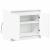 Dulap cu LED, alb, 72x34x61 cm, lemn prelucrat GartenMobel Dekor