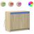 Dulap cu LED, stejar sonoma, 72x34x61 cm, lemn prelucrat GartenMobel Dekor