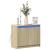 Dulap cu LED, stejar sonoma, 72x34x61 cm, lemn prelucrat GartenMobel Dekor