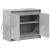 Dulap cu LED, gri beton, 72x34x61 cm, lemn prelucrat GartenMobel Dekor