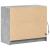 Dulap cu LED, gri beton, 72x34x61 cm, lemn prelucrat GartenMobel Dekor