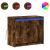 Dulap cu LED, stejar fumuriu, 72x34x61 cm, lemn prelucrat GartenMobel Dekor