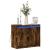 Dulap cu LED, stejar fumuriu, 72x34x61 cm, lemn prelucrat GartenMobel Dekor