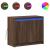 Dulap cu LED, stejar maro, 72x34x61 cm, lemn prelucrat GartenMobel Dekor